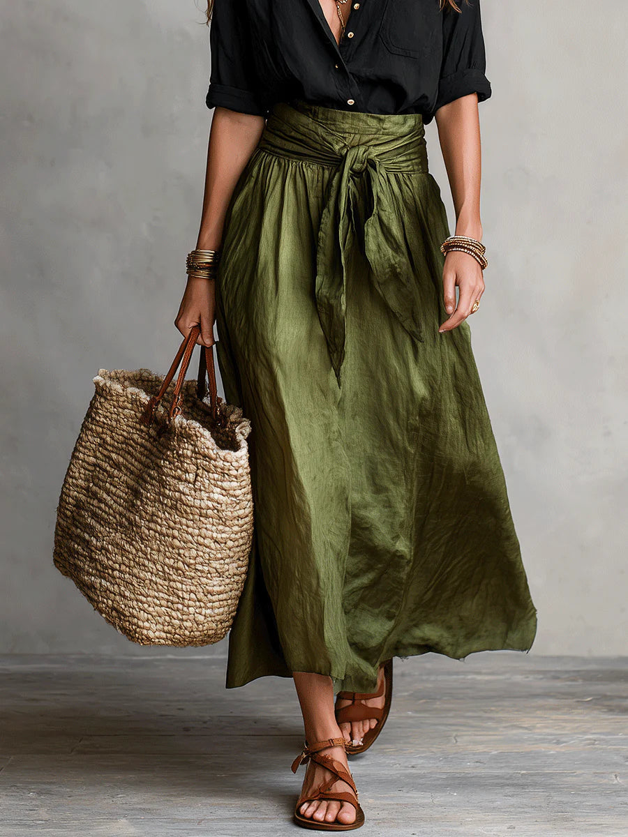 Celeste | Tie-Waist Midi Set