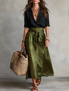 Celeste | Tie-Waist Midi Set