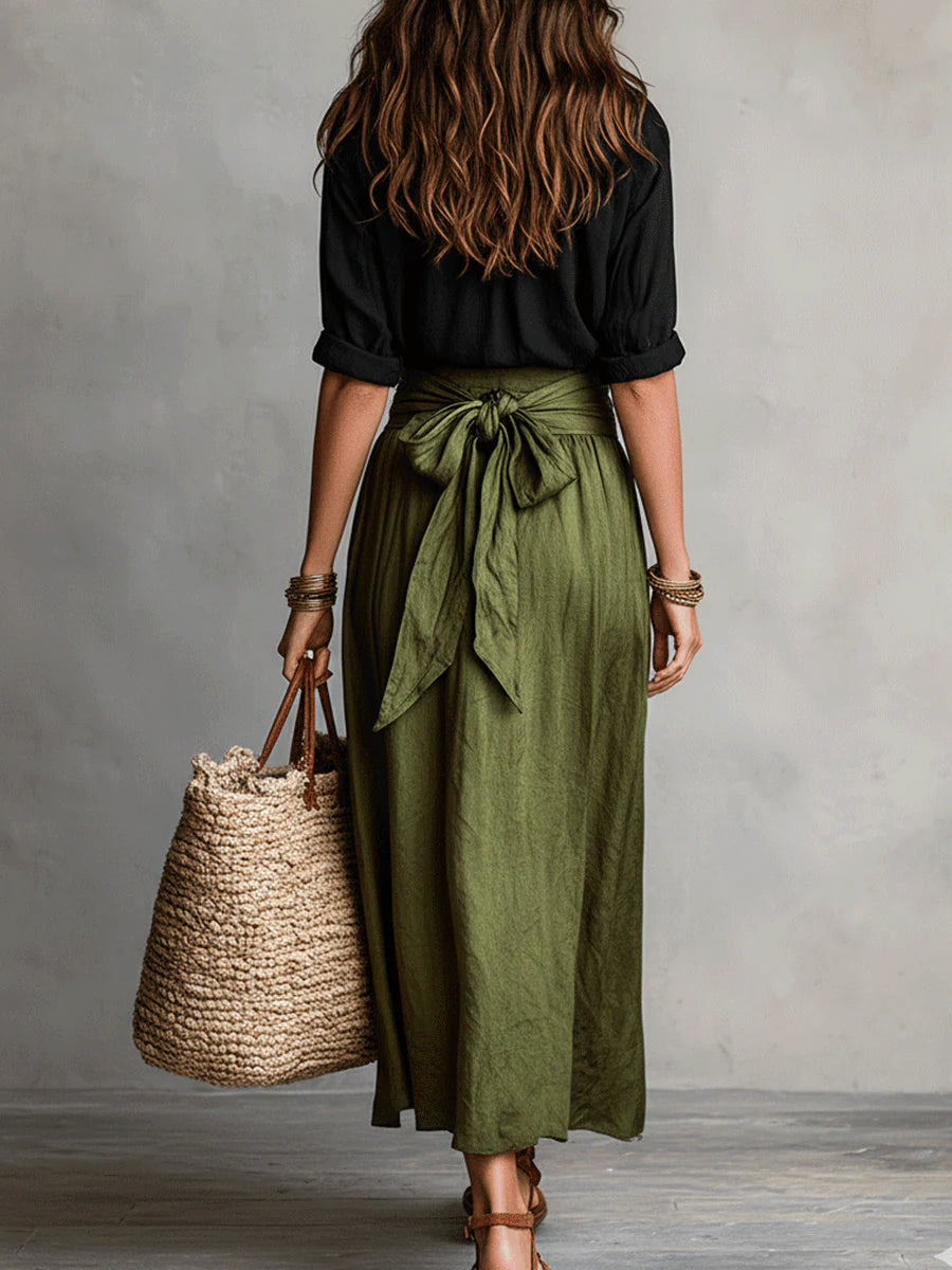 Celeste | Tie-Waist Midi Set