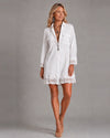 Bellina | White Shirt Mini Dress